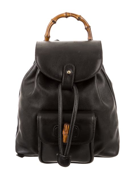 gucci ladies black backpack|black Gucci backpack vintage.